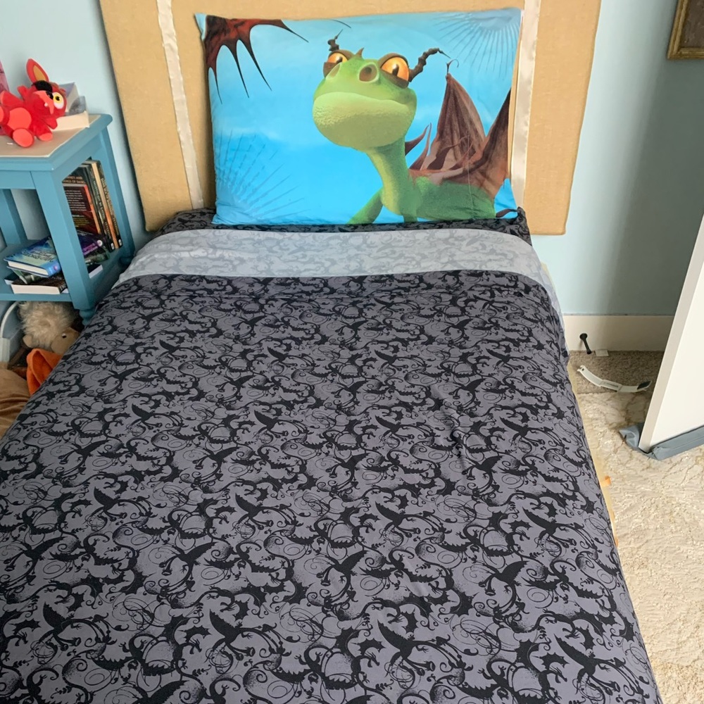 How to Train Your Dragon twin sheet set